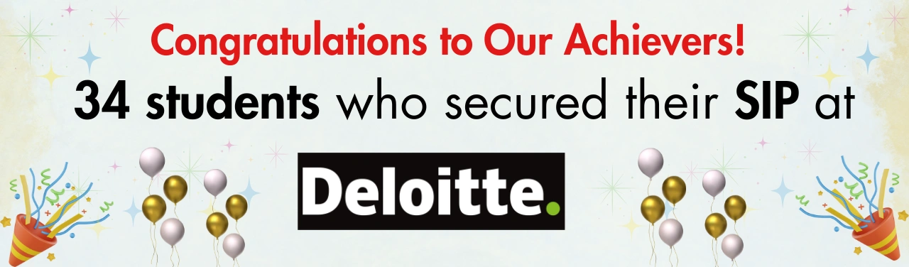 Deloitte Placed Students 2026
