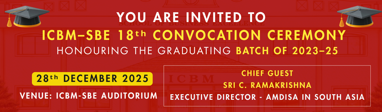 ICBM-SBE STUDENT CONVOCATION PROGRAM BATCH 2023-25